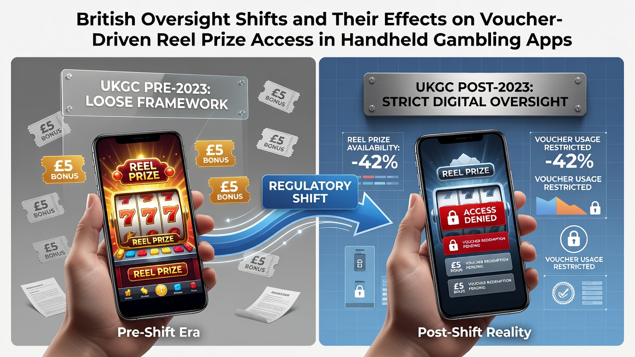 Regulatory documents and mobile gambling interfaces illustrating oversight changes in handheld apps